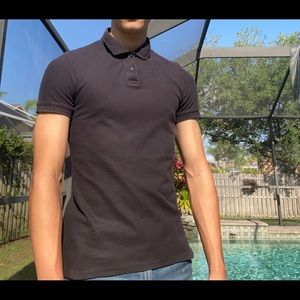 Men’s Black Calvin Klein Polo in Size S